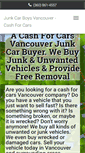 Mobile Screenshot of junkcarboysvancouverwa.com